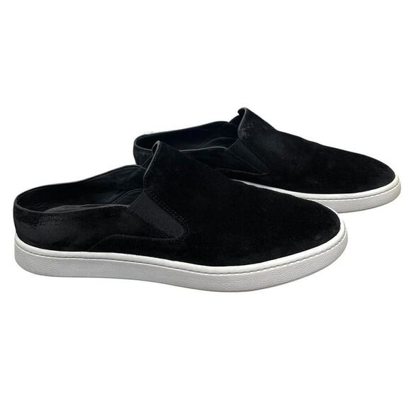 Vince Verrell Slide Sneakers Black Suede Women’s 7.5 Slip-On Casual Staple - Picture 5 of 14